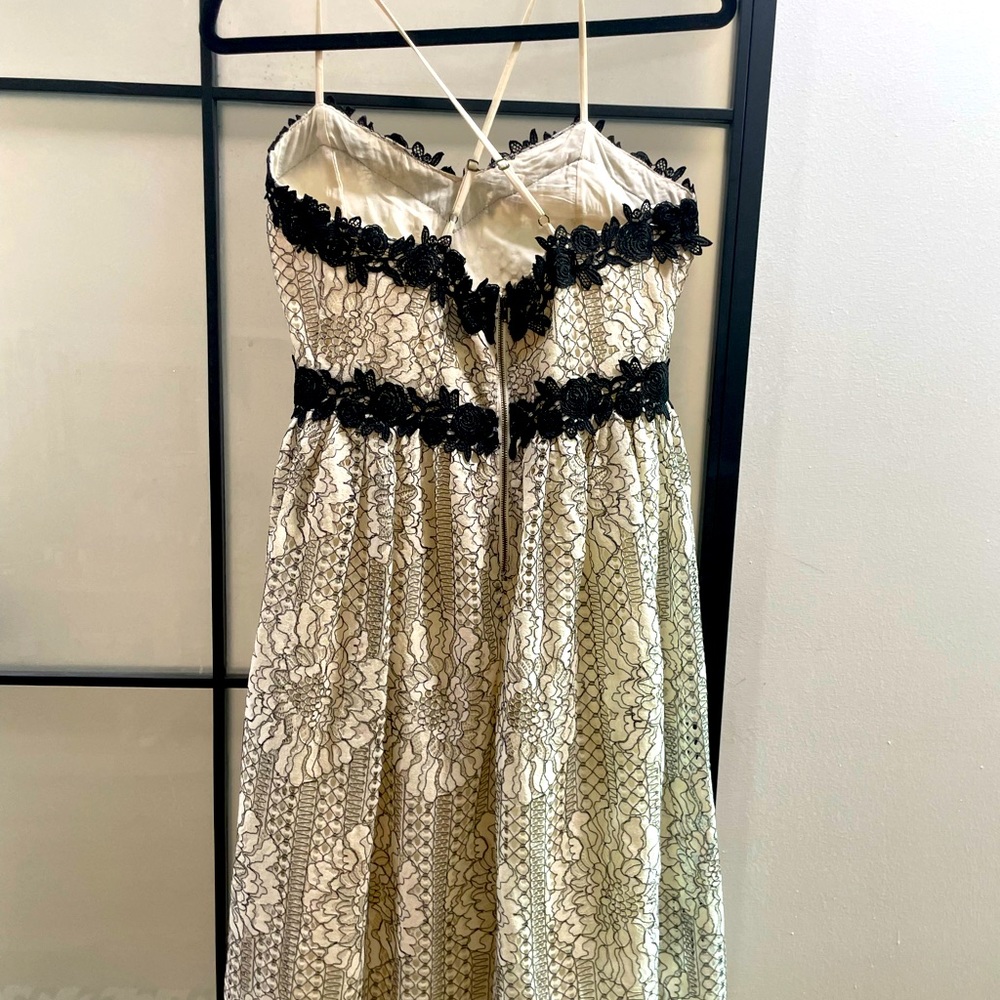 Eri + Ali for Anthropoligie, Artemisia Lace Midi Dress Size Small